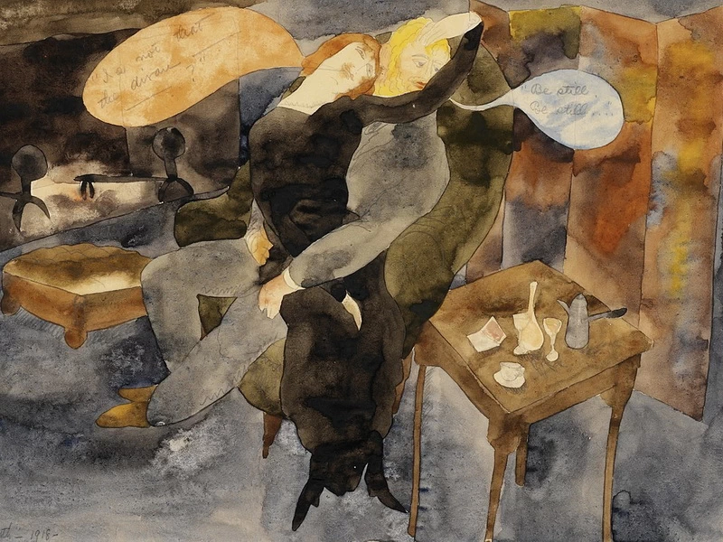 1883-Charles Demuth - Lula e Alva Schön - Fondazione Barnes